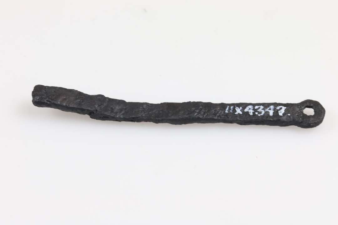 Fragment af jernnøgle. Længde: 6,5 cm., Konserveret