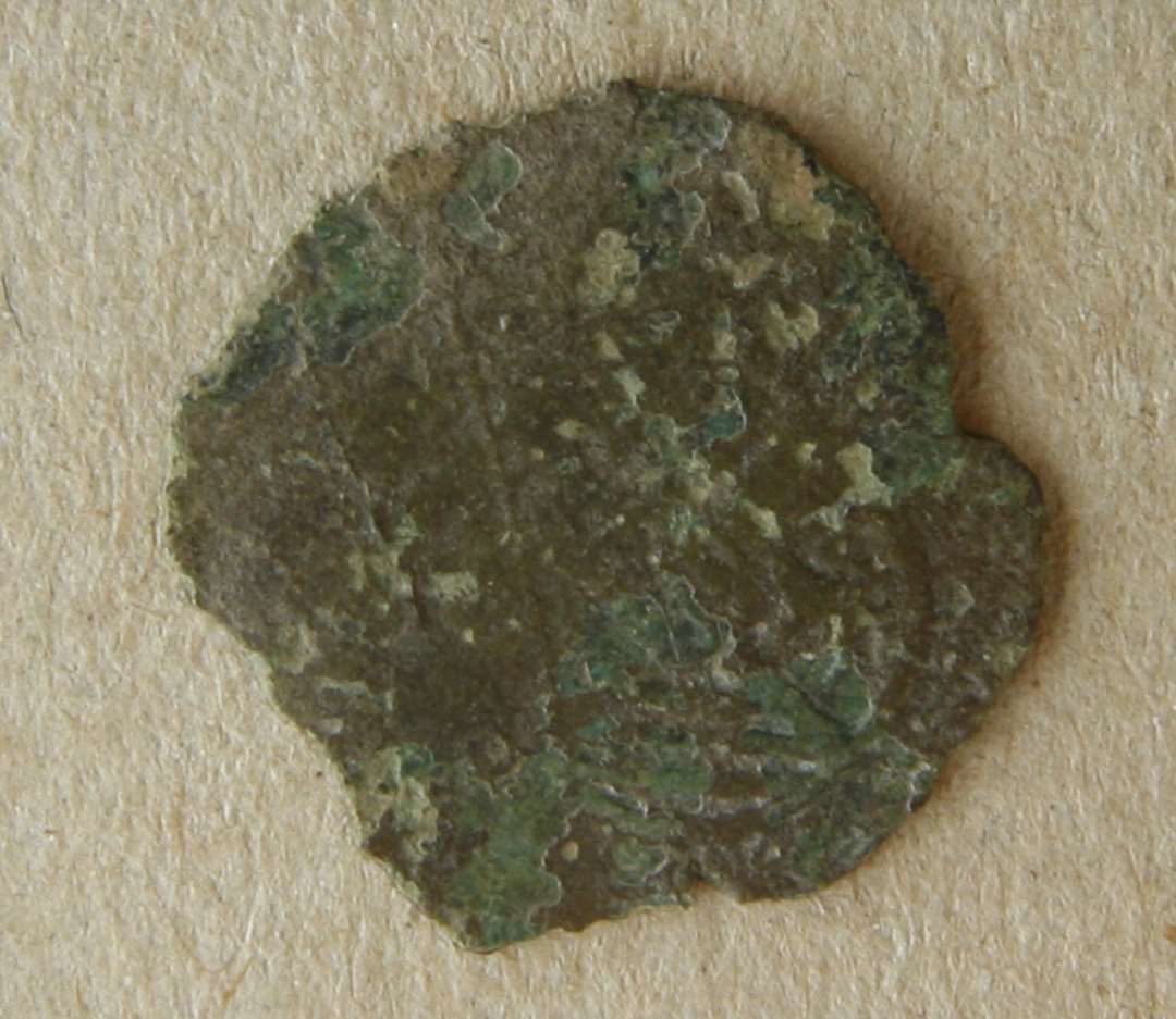 Mønt. Spansk-nederlandsk småmønt fra 1500/1600-tallet
