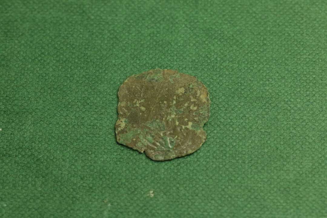 Mønt. Spansk-nederlandsk småmønt fra 1500/1600-tallet