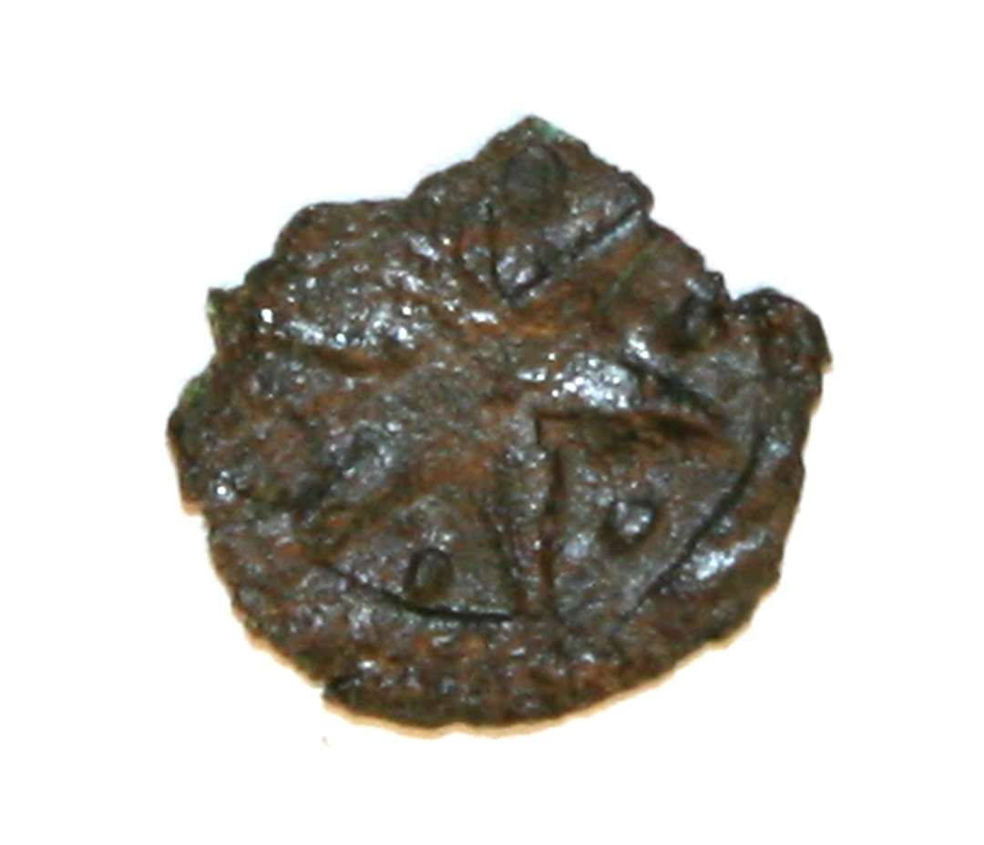 Borgerkrigsmønt, Erik Menved eller Christoffer II, På den ene side ses seksoddet stjerne med kugler i mellem odderne. Som MB 451, 522 m.fl.