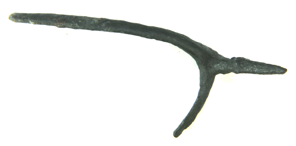 Fragment af jernspore. Største mål: 9,5 cm.