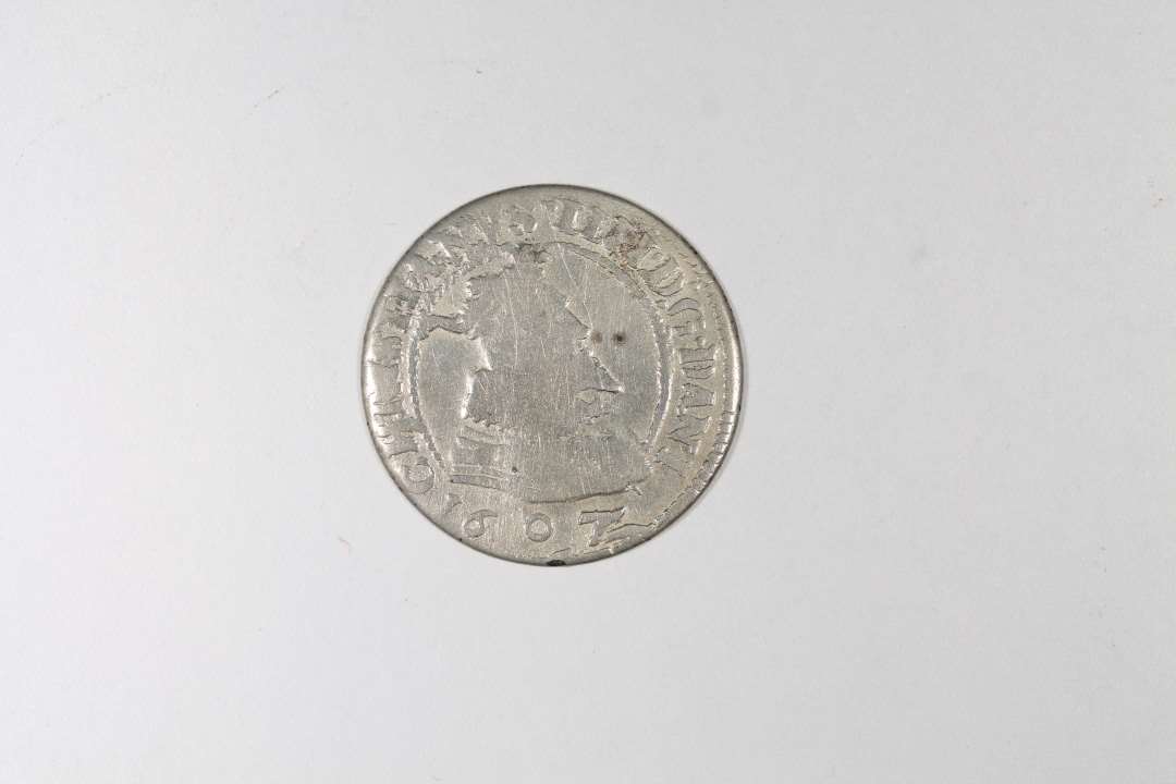 Christian IV. Seks sølvmønter