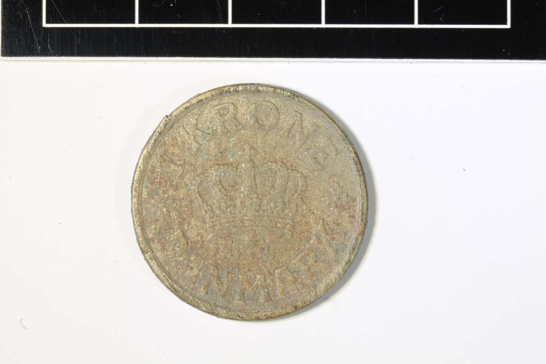 1 krone, Chr. X, Danmark, 1926, ø 25 mm